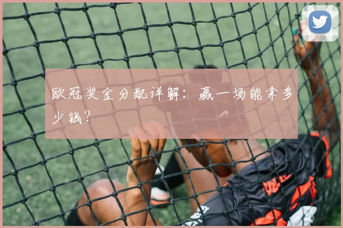 欧冠奖金分配详解：赢一场能拿多少钱？